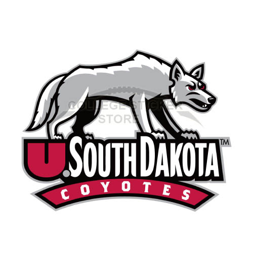 Homemade South Dakota Coyotes Iron-on Transfers (Wall Stickers)NO.6217